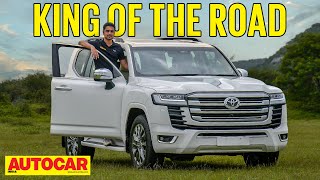 Toyota Land Cruiser LC 300 review  King of the road  First Drive  Autocar India [upl. by Kcirdneked]