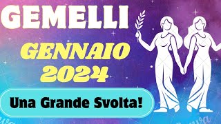 GEMELLI GENNAIO 2024 UNA GRANDE SVOLTAtarocchiinterattivi INTERATTIVO TAROCCHI [upl. by Arquit992]