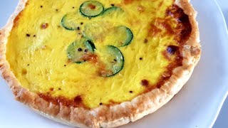 Quiche Courgettes Boursin  Bonne Cuisine [upl. by Ylime]