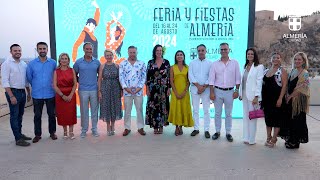 Presentación de la Feria de Almería 2024 en honor de la Virgen del Mar [upl. by Airekahs833]