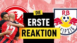 22 gegen Leipzig Eintracht Frankfurt träumt von der Champions League  Bundesliga Reaktion [upl. by Judus]