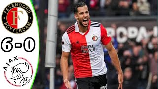 Feyenoord vs Ajax 60 Eredivisie 2024 Breaking News [upl. by Iliram]