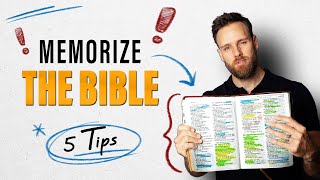 How to PRACTICALLY MEMORIZE the BIBLE  5 TIPS you need to know [upl. by Sheffie]