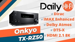 Onkyo TXRZ50 Receiver With Dirac [upl. by Notxap]