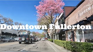 Downtown Fullerton California drive [upl. by Grew264]