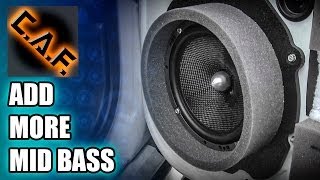 How to Add Mid Bass  Build Custom Speaker Adapters CarAudioFabrication [upl. by Franni834]