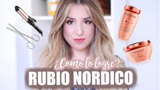 RUBIO NORDICO ¿QUE TINTE UTILIZO [upl. by Case402]