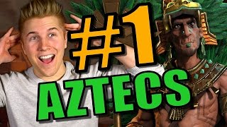 DOMINATION STRATEGY  Civilization 6 Aztec Gameplay Civ 6 Let’s Play Strategy  Part 1 [upl. by Asilim312]