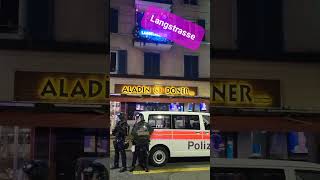 Polizei Einsatz im Langstrassenquartier Stadt Zürich Schweiz 2023  shorts [upl. by Aicilehp]