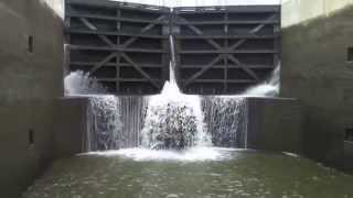 Erie Canal Locks Time Lapse HD Video [upl. by Stig367]