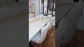 Dining room makeover pt 2 budgetfriendly diyprojects homemaking housetohome new [upl. by Lilllie]