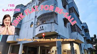 😍1 bhk flat for resale near Kilambakkam bus stand and 1km from urapakkam railway station😍💥🎉 [upl. by Timus938]