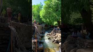 Kalam River water tourist enjoy swimming in summer seasonKalam Swat valley natural beauty [upl. by Vareck]