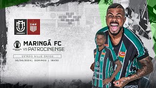 MARINGÁ FC X PATROCINENSE  Brasileirão Série D 2024  11ª Rodada [upl. by Nanci]