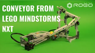 Conveyor  LEGO Mindstorms NXT by RoboCamp [upl. by Ellenod853]