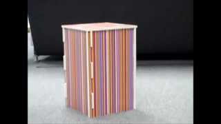 3A Composites Display Europe  KAPA®tech  Printing and cutting a stool [upl. by Elleraj114]