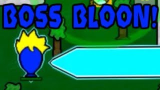 Bloons Tower Defense X Boss Battle  The Super Bloon [upl. by Snevets]