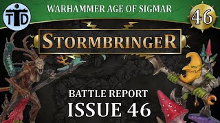 Sylvaneth Branchwych Warhammer AoS Stormbringer Issue 46 Battle Report [upl. by Aiasi149]