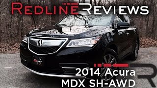 2014 Acura MDX SHAWD – Redline Review [upl. by Sirrot]