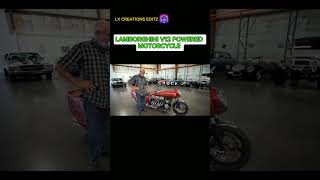 LAMBORGHINI V12 POWERED MOTORCYCLE ACCESSORIES 😎lamborghini carlover shorts [upl. by Dranyl328]