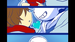 Undertale Sans X Frisk Comic  ฉันรักนายนะ  พากย์ไทย [upl. by Jermayne]