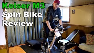 Keiser M3 Spin Bike Review Great Indoor Stationary Bicycle [upl. by Furgeson527]