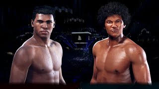 Muhammad Ali vs George Foreman FULL FIGHT  Undisputed Boxing Game AI Simulation CPU vs CPU [upl. by Quiteri]