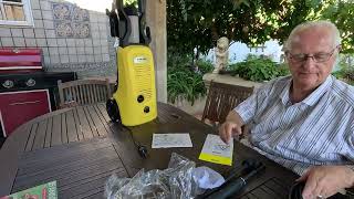 Karcher K4 Universal Unboxing and 1st Use [upl. by Naneik576]