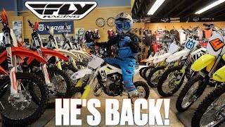 HES BACK WHAT DO I NEED TO START MOTOCROSS  GETTING KIDS STARTED ON DIRT BIKES  KIDS MX GEAR [upl. by Rorie]