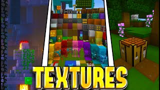 ¡MEJORES texturas para Minecraft bedrock 121 PE [upl. by Constancia]