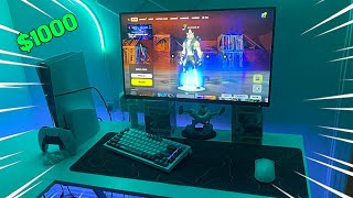 I Made The Cleanest Console Gaming Setup for under 1000🤩 [upl. by Sualakcin]