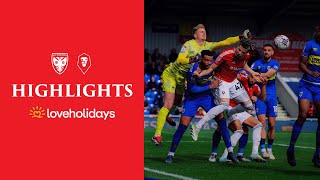 HIGHLIGHTS  AFC Wimbledon 10 Salford City [upl. by Brookner479]