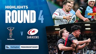 Harlequins v Saracens  HIGHLIGHTS  Heroic Defensive Display  Gallagher Premiership 202425 [upl. by Seely]