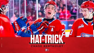 WHL HatTricks  Chase Bertholet [upl. by Crandall911]