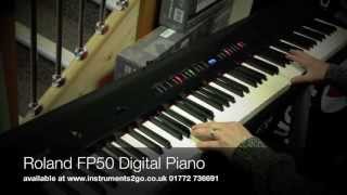 Roland FP50 Digital Piano Demonstration [upl. by Pittel543]