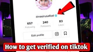 How To Get Verified On Tiktok🔥 YES [upl. by Lilithe]