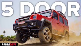 NEW Force Gurkha 5Door Review — Not For Most Humans  PowerDrift [upl. by Tattan]