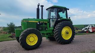 1992 John Deere 4455 MFWD Tractor [upl. by Canute166]