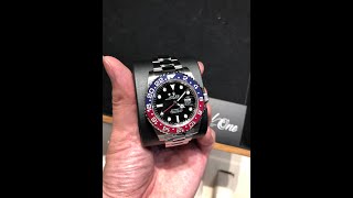 BRAND NEW ROLEX 126710BLRO 126710 GMTMASTER II BLACK DIAL PEPSI OYSTERSTEEL 40mm [upl. by Aidul]