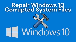 Solved How to fix Corrupted Files on Windows 10  How To Repair Windows 10 Corrupted System Files [upl. by Ecenaj]