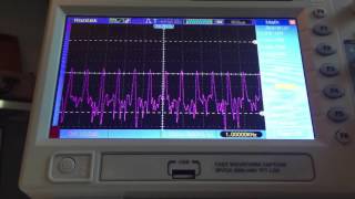 Hantek DSO5000P DSO5072P waveform harmonic observations with FFT [upl. by Ylsel504]