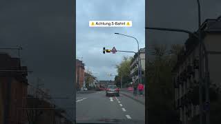 ⚠️ Achtung SBahn ⚠️ fahrschule fahrprüfung fahrschulelernen viralvideo shorts heilbronn [upl. by Link]