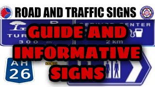 Guide and Informative Signs in the Philippines  LTO Road and Traffic Signs [upl. by Miharbi]