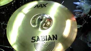 Sabian AAX 18quot XPlosion Crash Cymbal  AAXPLOSION [upl. by Leonerd]