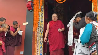 Rinpoche Arrived In Kathmandu Shechen Monastery  Himalayan Buddhist Monks  trending [upl. by Eynenihc]