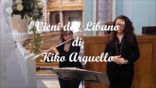 VIENI DAL LIBANO  Trio organo voce e flauto traverso  Corpus Domini Gragnano [upl. by Hyrup]