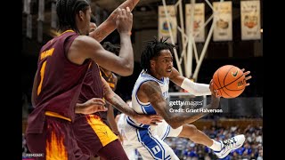 Isaiah Evans Duke Basketball  All Plays vs Arizona St 102724 [upl. by Aryas233]