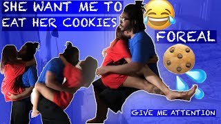 EAT MY COOKIE PRANK ON BOYFRIEND 😂 [upl. by Suckow]