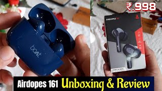 Boat Airdopes 161 Unboxing and Review [upl. by Saphra]