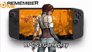 Remember Me Legion Go Gameplay  RPCS3 Emulator [upl. by Chemosh]